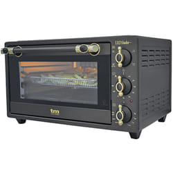 Tm Electron - easybake TMPHO020RAN Mini-four au design rétro avec fonction de friteuse sans huile, 20 litres, température réglable de 80ºC à 250ºC, 5