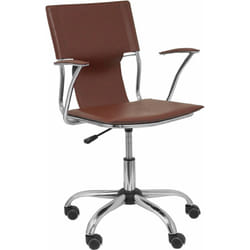 Chaise Bogarra brune vieillie
