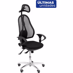 PIQUERAS Y CRESPO Chaise de bureau ergonomique avec appui-tête, mécanisme de synchronisation, bras réglables L'union perfecta ...