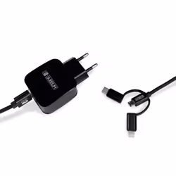 SUBBLIM SUB-CHG-1ZWC02 chargeur d'appareils mobiles Universel Noir Secteur Charge rapide Intérieure