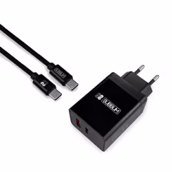 SUBBLIM SUB-CHG-3WPD02, Intérieure, Secteur, 12 V, 1 m, Noir