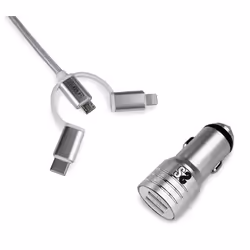 SUBBLIM SUB-CHG-4CC001, Auto, Allume-cigare, 5 V, 1 m, Argent