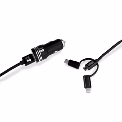 SUBBLIM SUB-CHG-4CC002 chargeur d'appareils mobiles Universel Noir Allume-cigare Charge rapide Auto
