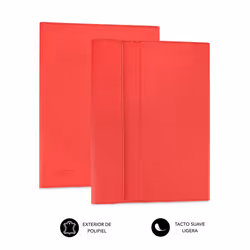SUBBLIM SUB-CUT-1CT002 étui pour tablette 10.1" Folio Rouge