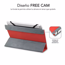 SUBBLIM SUB-CUT-2FC002 étui pour tablette 10.1" Folio Rouge