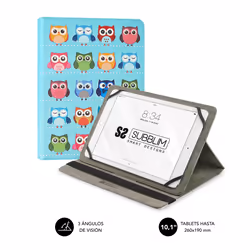 SUBBLIM SUB-CUT-4TC003, Folio, Toutes marques, Universal. Compatible con todas las Tablet del mercado de hasta 10.1", 25,6 cm ...