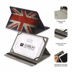 SUBBLIM SUB-CUT-4TC006 étui pour tablette 10.1" Folio