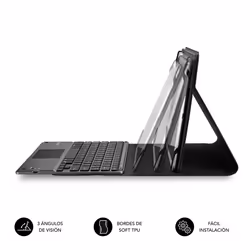 SUBBLIM SUB-KT2-BTP001 clavier pour tablette Noir, Gris Bluetooth QWERTY Espagnole - Vue supplémentaire 4