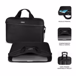 SUBBLIM SUB-LB-2SP0001 15.6" Sac Toploader Noir