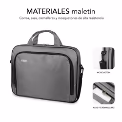 SUBBLIM SUB-LB-1OLB051 16" Sac Toploader Gris