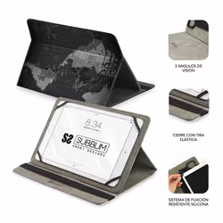 SUBBLIM SUB-CUT-4TC009 étui pour tablette 10.1" Folio