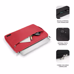 SUBBLIM SUB-LS-0PS0103 15.6" Housse Rouge