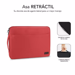 SUBBLIM SUB-LS-0PS0103 15.6" Housse Rouge
