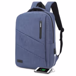 SUBBLIM City Backpack 15.6" Sac à dos Bleu