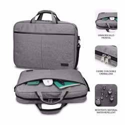 SUBBLIM SUB-LB-3ELB010 15.6" Sac Toploader Gris