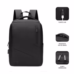 SUBBLIM SUB-BP-2BL2002 15.6" Sac à dos Noir