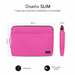 SUBBLIM SUB-LS-0PS0003 14" Housse Rose - Vue supplémentaire 4