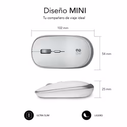 SUBBLIM SUBMO-RFM0001 souris Ambidextre RF sans fil Optique 1600 DPI