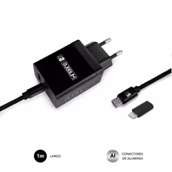 SUBBLIM SUBCHG-3WPD11 chargeur d'appareils mobiles Universel Noir, Gris Secteur Charge rapide Intérieure - Vue supplémentaire 4