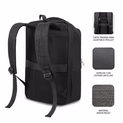 SUBBLIM MOCHILA BUSINESS V2 AP 16'' NEGRO 16" Sac à dos Noir