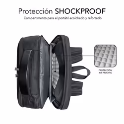 SUBBLIM MOCHILA BUSINESS V2 AP 16" NEGRO 16" Sac à dos Noir - Vue supplémentaire 5