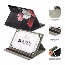 SUBBLIM SUBCUT-4TC011 étui pour tablette 11" Folio Multicolore
