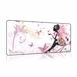 SUBBLIM ALFOMBRILLA HADA XL, Multicolore, Image, Néoprène, Caoutchouc, Base antidérapante, Tapis de souris de jeu