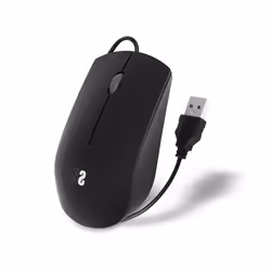SUBBLIM SUBMO-B2BS001, Ambidextre, Optique, USB Type-A, 1200 DPI, Noir