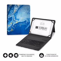 SUBBLIM SUBKT5-BTTB01 clavier pour tablette Multicolore Bluetooth QWERTY Espagnole