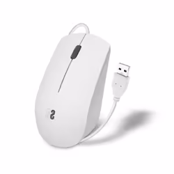 SUBBLIM SUBMO-B2BS002, Ambidextre, Optique, USB Type-A, 1200 DPI, Blanc