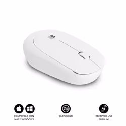 SUBBLIM SUBMO-B2SW011 souris Ambidextre RF sans fil Optique 1200 DPI