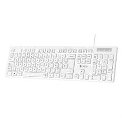 SUBBLIM SUBKBC-0SSK51 clavier USB QWERTY Espagnole Noir, Blanc