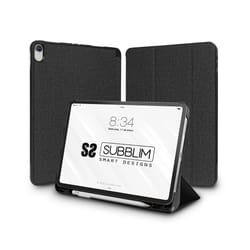 SUBBLIM FUNDA TABLET IPAD 10.9'' 10 Gen NEGRO Folio Noir