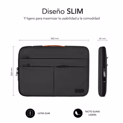 SUBBLIM SUBLS-AP36001 14" Housse Gris - Vue supplémentaire 6