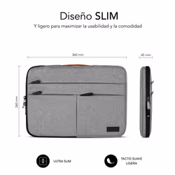 SUBBLIM SUBLS-AP36002 14" Housse Gris - Vue supplémentaire 6