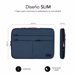SUBBLIM SUBLS-AP36003 14" Housse Bleu - Vue supplémentaire 6