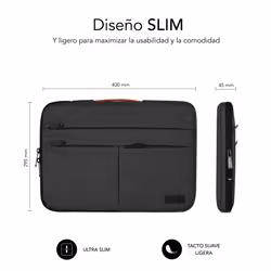 SUBBLIM SUBLS-AP36050 15.6" Housse Gris - Vue supplémentaire 6