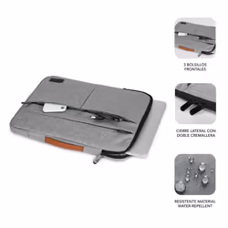 SUBBLIM SUBLS-AP36051 15.6" Housse Gris