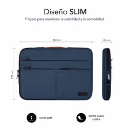 SUBBLIM SUBLS-AP36052 15.6" Housse Bleu - Vue supplémentaire 6