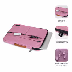 SUBBLIM SUBLS-AP36053 15.6" Housse Rose