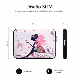 SUBBLIM SUBLS-SKIN102 14" Housse Multicolore - Vue supplémentaire 4