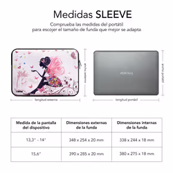 SUBBLIM SUBLS-SKIN102 14" Housse Multicolore - Vue supplémentaire 5