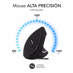 SUBBLIM SUBMO-EDGVU01 souris Universel Droitier USB Type-A Optique 1600 DPI - Vue supplémentaire 4