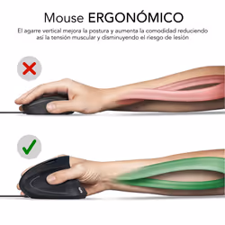 SUBBLIM SUBMO-EDGVU01 souris Universel Droitier USB Type-A Optique 1600 DPI - Vue supplémentaire 6