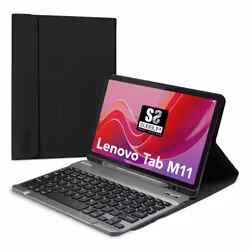 SUBBLIM SUBKT3-BTL310, QWERTY, Espagnole, 5 million de caractères, Samsung, Tablet Lenovo Tab M11, Noir