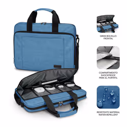 SUBBLIM SUBLB-4APLB11 sacoche d'ordinateurs portables 39,6 cm (15.6") Sac Toploader Bleu