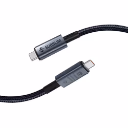SUBBLIM SUBCAB-C24010 câble USB USB4 Gen 3x2 1,5 m USB C Noir - Vue supplémentaire 7