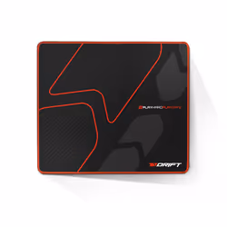 DRIFT V2, Noir, Rouge, Monochromatique, Caoutchouc, Repose-poignets, Base antidérapante, Tapis de souris de jeu