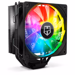 NOX Hummer H-224 Processeur Refroidisseur 12 cm Noir 1 pièce(s)