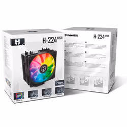 NOX Hummer H-224 Processeur Refroidisseur 12 cm Noir 1 pièce(s) - Vue supplémentaire 9